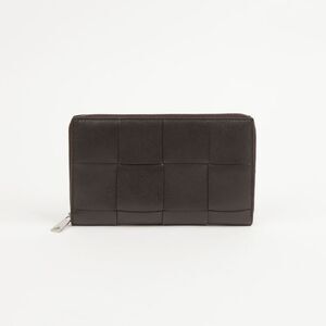 Intrecciato Cassette Zip Around Long Wallet